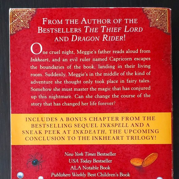 Inkheart by Cornelia Funke (2004, Trade Paperback) Book - Picture 5 of 5